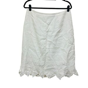 Ecologie Linen Embroidered Skirt